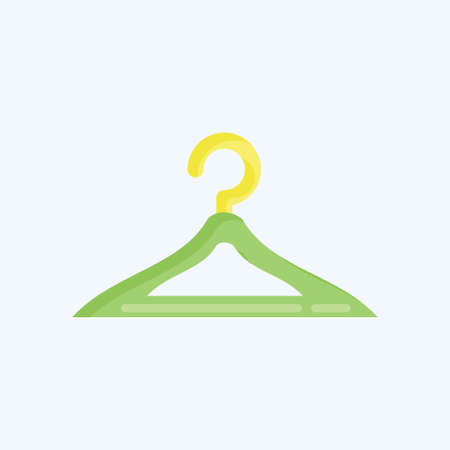 Icon Hanger. suitable for Kids symbol. flat style. simple design editable. design template vector. simple illustrationのイラスト素材