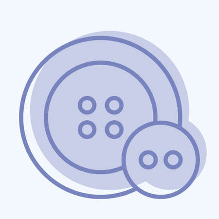 Icon Buttons. suitable for education symbol. two tone style. simple design editable. design template...