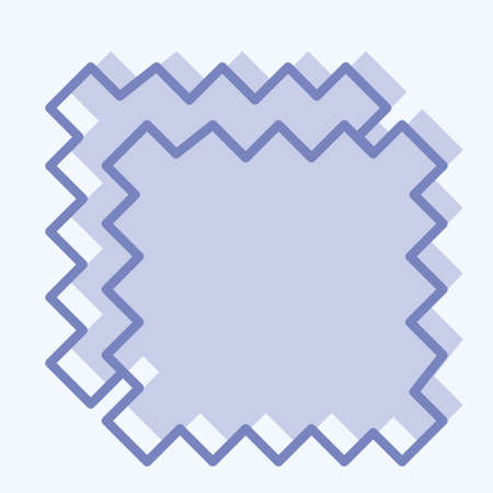 Icon Cloth. suitable for education symbol. two tone style. simple design editable. design template vector. simple illustrationのイラスト素材