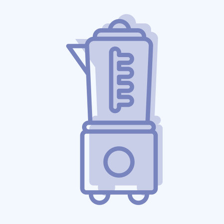 Icon Blender. suitable for Kitchen Appliances symbol. two tone style. simple design editable. design template vector. simple illustrationのイラスト素材