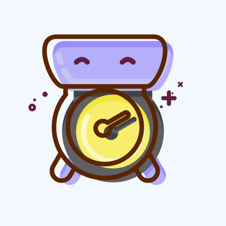 Icon Kitchen Scales. suitable for education symbol. MBE style. simple design editable. design template vector. simple illustrationのイラスト素材