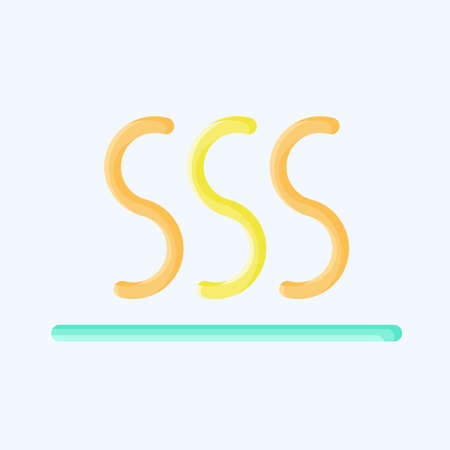 Icon Thermal Balance. suitable for sportswear symbol. flat style. simple design editable. design template vector. simple illustrationのイラスト素材