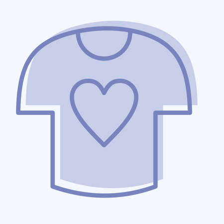 Icon Stai Removal. related to Laundry symbol. two tone style. simple design editable. simple illustration, good for printsのイラスト素材