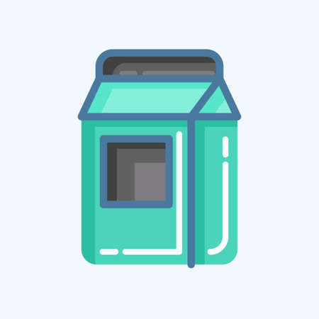 Icon Wasing Powder. related to Laundry symbol. doodle style. simple design editable. simple illustration, good for printsのイラスト素材