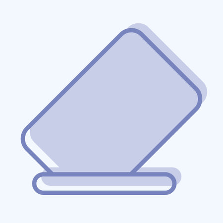 Icon Eraser. related to Graphic Design Tools symbol. two tone style. simple design editable. simple illustration. simple vector iconsのイラスト素材