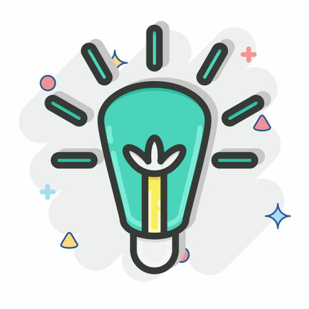 Icon Solving. related to Machine Learning symbol. Comic Style. simple design editable. simple illustration. simple vector iconsのイラスト素材