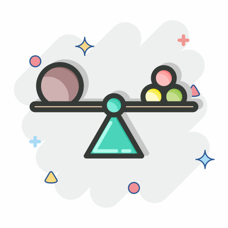 Icon   Learning. related to Machine Learning symbol. Comic Style. simple design editable. simple illustration. simple vector iconsのイラスト素材