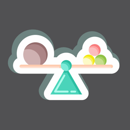 Sticker Meta Learning. related to Machine Learning symbol. simple design editable. simple illustration. simple vector iconsのイラスト素材