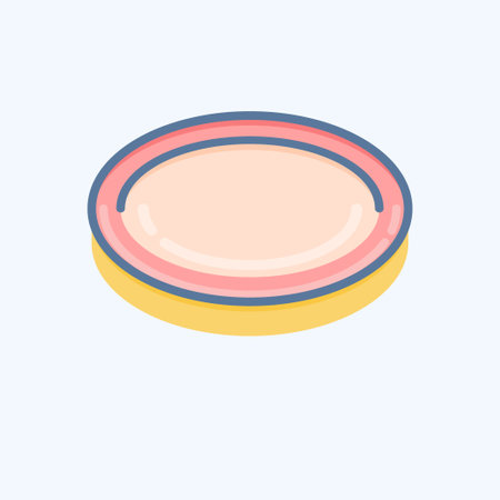 Icon Lens Filter. related to Photography symbol. doodle style. simple design editable. simple illustrationのイラスト素材