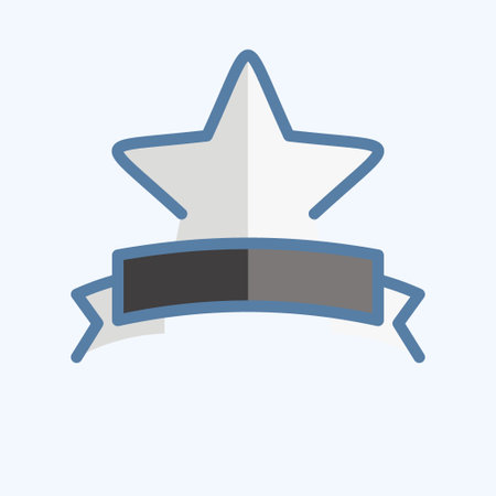 Icon Award Star. related to Stars symbol. doodle style. simple design editable. simple illustration. simple vector iconsのイラスト素材
