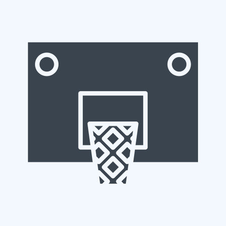 Icon Basket. related to Sports Equipment symbol. glyph style. simple design editable. simple...