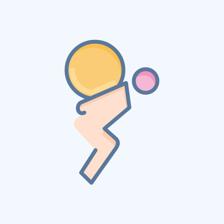 Icon Life Problems. related to Psychological symbol. doodle style. simple illustration. emotions, empathy, assistanceのイラスト素材