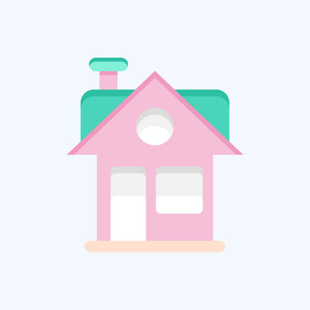 Icon House. related to Family symbol. glyph style. simple design editable. simple illustrationのイラスト素材