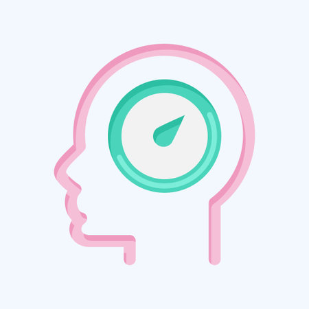 Icon Willpower. related to Psychology Personality symbol. simple design editable. simple illustrationのイラスト素材
