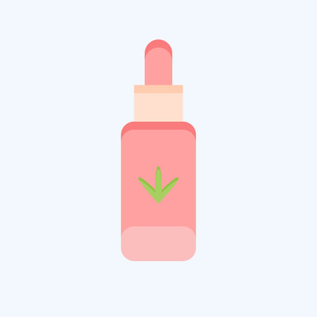 Icon Hemp Oil. related to CBD Oil symbol. simple design editable. simple illustrationのイラスト素材