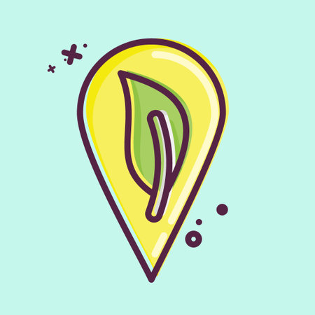 image descriptionIcon Eco Friendly. related to CBD Oil symbol. simple design editable. simple illustrationのイラスト素材