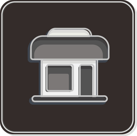 Icon Clothing Shop. related to Black Friday symbol. shopping. simple illustrationのイラスト素材