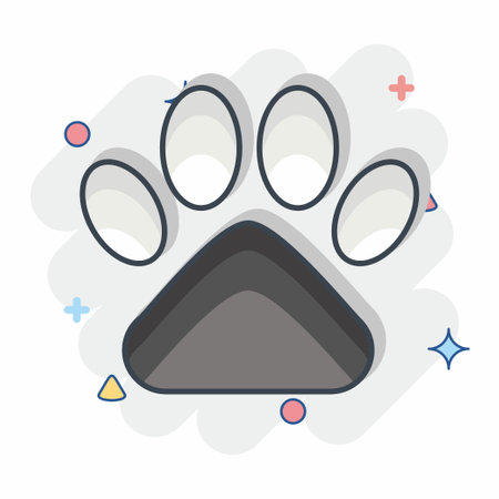 Icon Good For Pets. related to CBD Oil symbol. simple design editable. simple illustrationのイラスト素材
