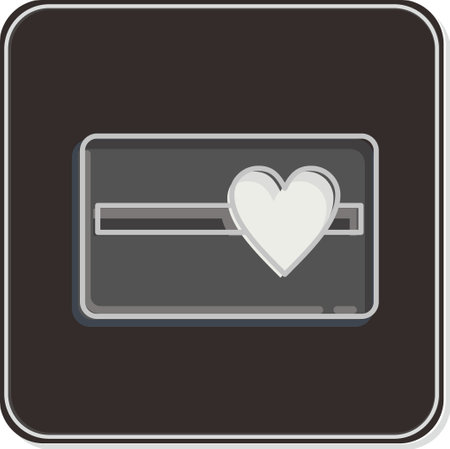 Icon Gift Voucher. related to Black Friday symbol. shopping. simple illustrationのイラスト素材