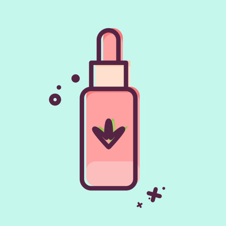 Icon Hemp Oil. related to CBD Oil symbol. simple design editable. simple illustrationのイラスト素材