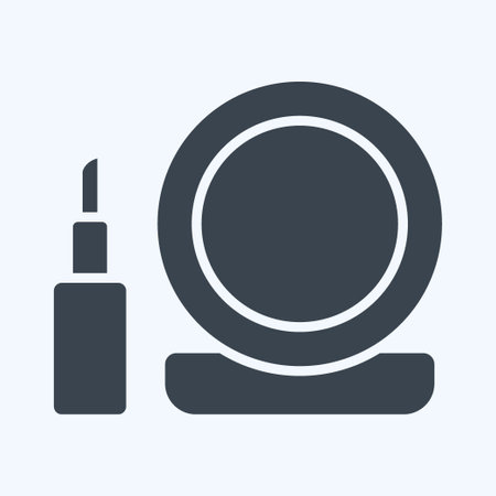 Icon Makeup. related to Barbershop symbol. Beauty Saloon. simple illustrationのイラスト素材