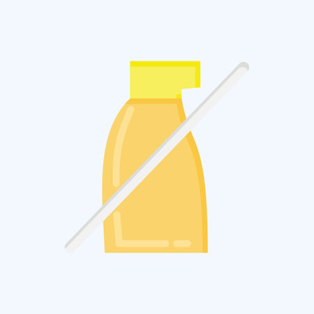 Icon No Pestisides. related to CBD Oil symbol. simple design editable. simple illustrationのイラスト素材