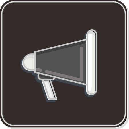 Icon Promotion. related to Black Friday symbol. shopping. simple illustrationのイラスト素材