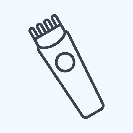 Icon Trimmer. related to Barbershop symbol. Beauty Saloon. simple illustrationのイラスト素材