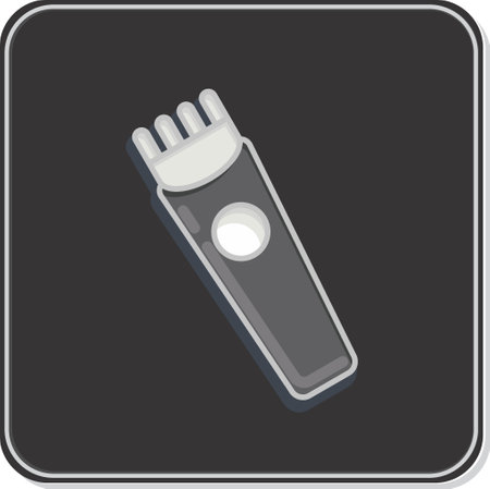 Icon Trimmer. related to Barbershop symbol. Beauty Saloon. simple illustrationのイラスト素材