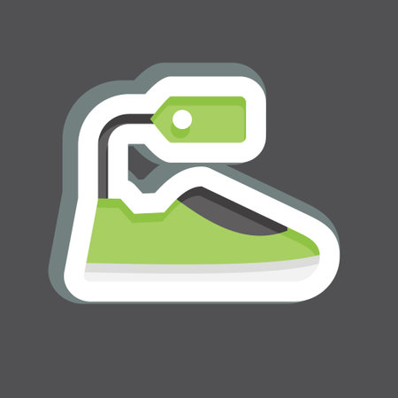 Icon Footwear. related to Black Friday symbol. shopping. simple illustrationのイラスト素材