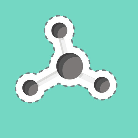 Icon No Nitrates. related to CBD Oil symbol. simple design editable. simple illustrationのイラスト素材