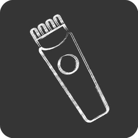 Icon Trimmer. related to Barbershop symbol. Beauty Saloon. simple illustrationのイラスト素材