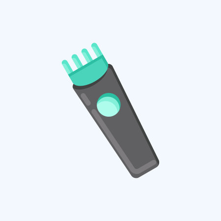Icon Trimmer. related to Barbershop symbol. Beauty Saloon. simple illustrationのイラスト素材