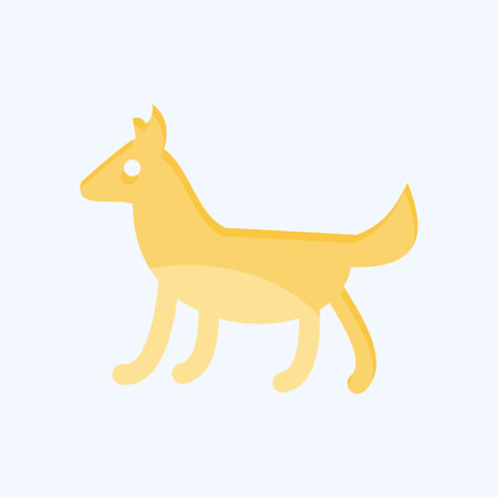 Icon Dog. related to Domestic Animals symbol. simple design editable. simple illustrationのイラスト素材