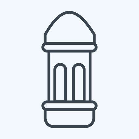 Icon Adhan. related to Eid Al Fitr symbol. islamic. ramadhan. simple illustrationのイラスト素材