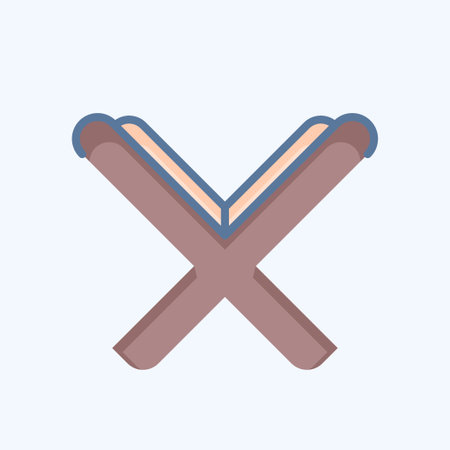 Icon Quran 2. related to Eid Al Fitr symbol. islamic. ramadhan. simple illustrationのイラスト素材