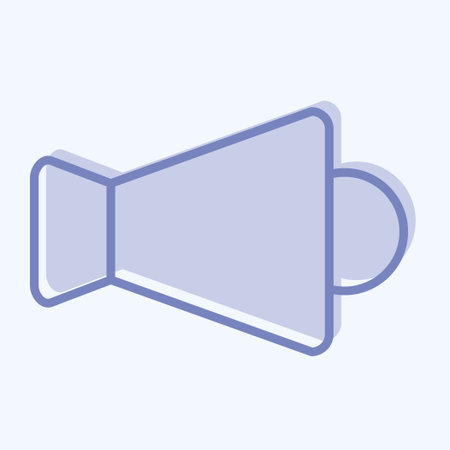 Icon Speaker. related to Eid Al Fitr symbol. islamic. ramadhan. simple illustrationのイラスト素材