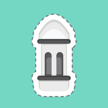 Icon Adhan. related to Eid Al Fitr symbol. islamic. ramadhan. simple illustrationのイラスト素材