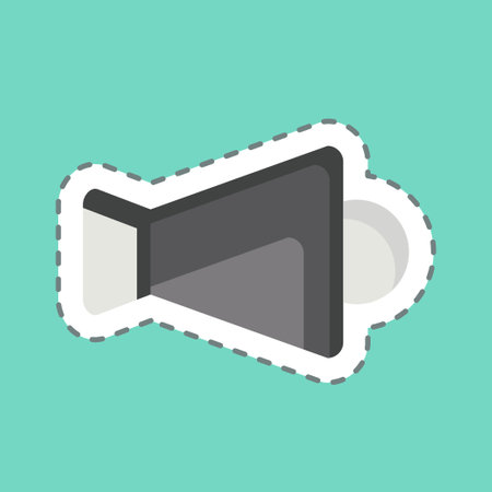 Icon Speaker. related to Eid Al Fitr symbol. islamic. ramadhan. simple illustrationのイラスト素材