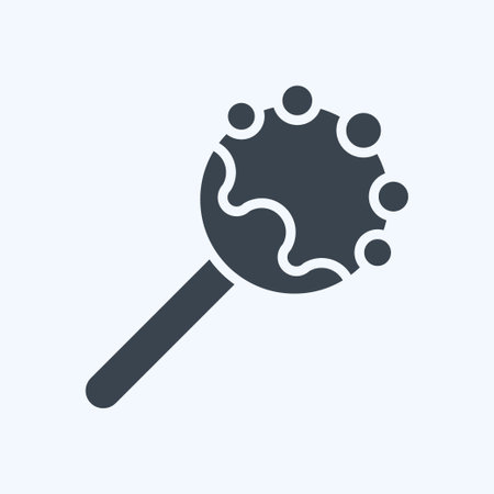Icon Cake Pop. related to Decoration symbol. glyph style. simple design editable. simple illustrationのイラスト素材