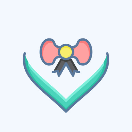 Icon Gift. related to Decoration symbol. doodle style. simple design editable. simple illustrationのイラスト素材