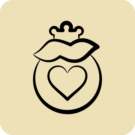 Icon Gift 2. related to Decoration symbol. hand drawn style. simple design editable. simple illustrationのイラスト素材