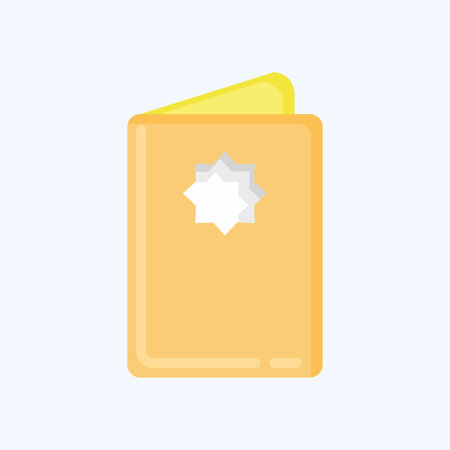 Icon Eid Card. related to Eid Al Adha symbol. Flat Style. simple design editable. simple illustrationのイラスト素材