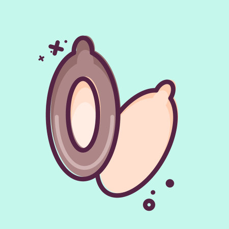 Icon Ootes. related to Eid Al Adha symbol. MBE Style. simple design editable. simple illustrationのイラスト素材