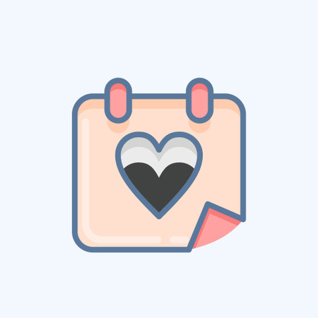Icon Wedding Day. related to Decoration symbol. doodle style. simple design editable. simple illustrationのイラスト素材