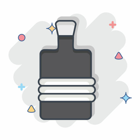 Icon Zam Zam. related to Eid Al Adha symbol. Comic Style. simple design editable. simple illustrationのイラスト素材