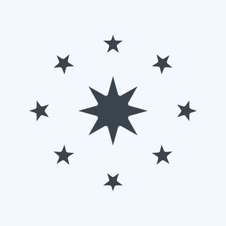 Icon Fireworks. related to Amusement Park symbol. glyph style. simple design editable. simple...