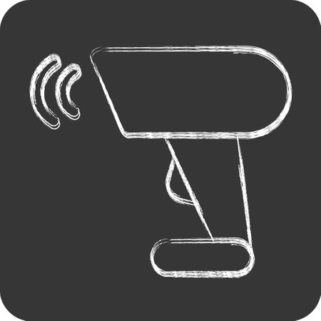 Icon Barcode Scanner. related to Black Friday symbol. shopping. simple illustrationのイラスト素材