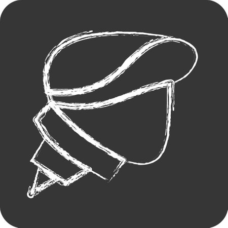 Icon Conch. suitable for seafood symbol. chalk Style. simple design editable. design template vectorのイラスト素材