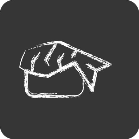 Icon Sushi. suitable for Japanese symbol. chalk Style. simple design editable. design template vectorのイラスト素材